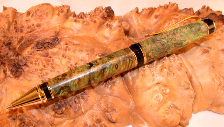 Peridot Box Elder pen sample
